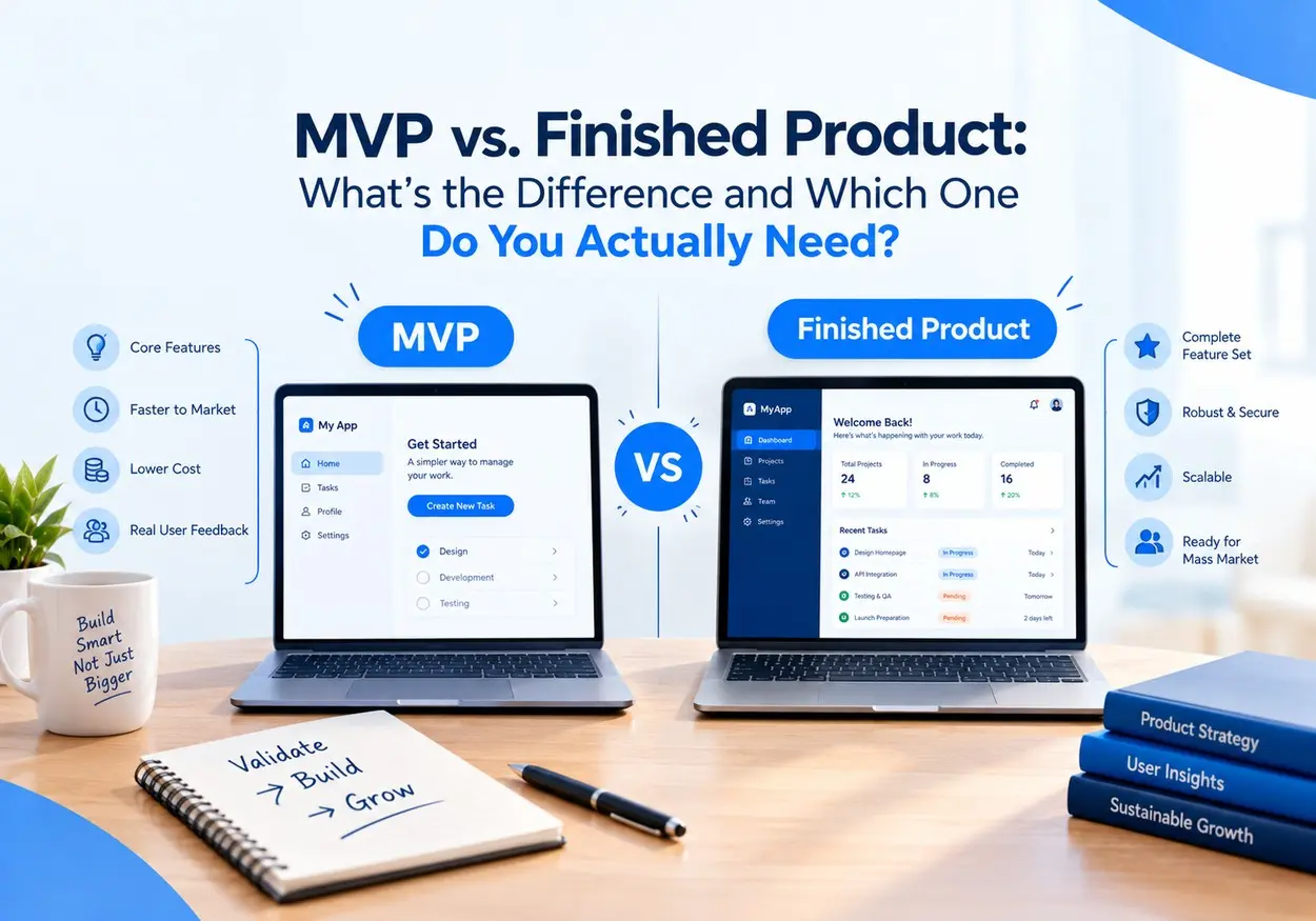 MVP vs. Finished Product: What's the Difference and Which One Do You Actually Need?